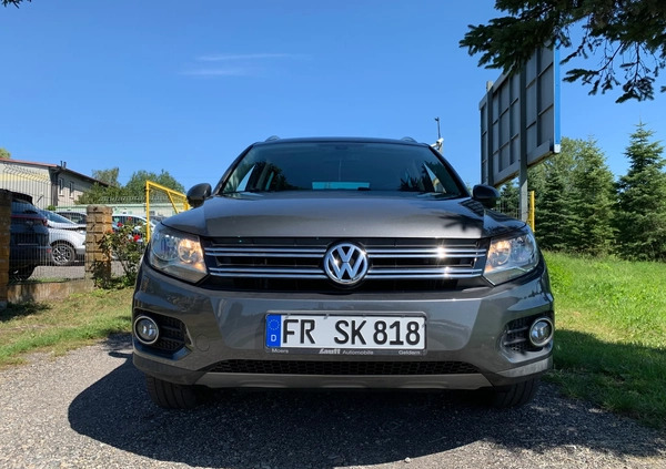 Volkswagen Tiguan cena 49900 przebieg: 175000, rok produkcji 2013 z Krasnystaw małe 172